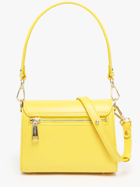 Cross Body Tas Paris Pad Leder Lancaster Geel paris pad 59 ander zicht 4